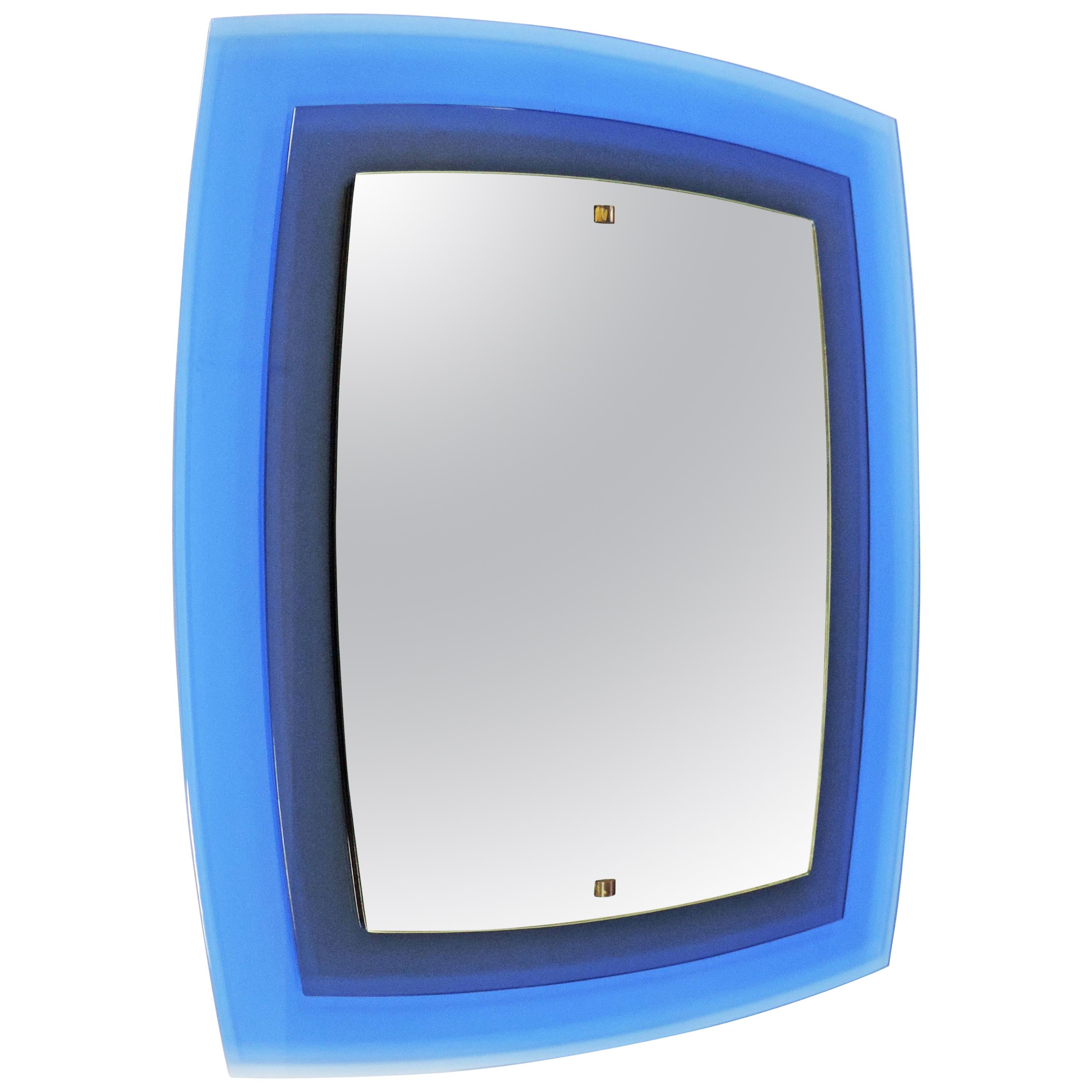 Fontana Arte Mod. 2180 Wall Mirror, Italy, 1960s