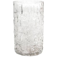 Tapio Wirkkala Mid-Century Modern Cylindrical Murano Glass Finnish Vase, 1960s