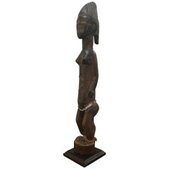 Figure de baoule de la côte ivoire avec preuve de provenance