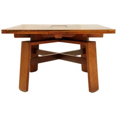 1960s by Silvio Coppola for Bernini Italian Design Dining Wood Table