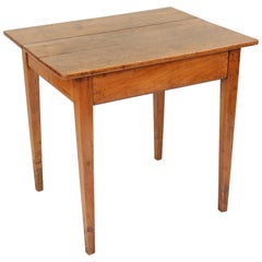 Antique Neoclassical Fruit Wood Occasional Table