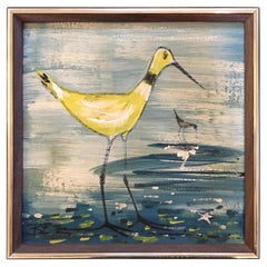 Oil Painting of Water Birds