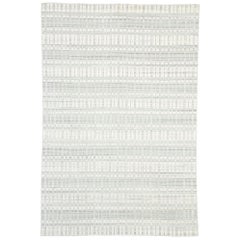 New Transitional Gray Area Rug with Scandinavian Modern Swedish Style