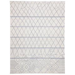 Contemporary Rug with Modern Moroccan Style, Texture Area Rug