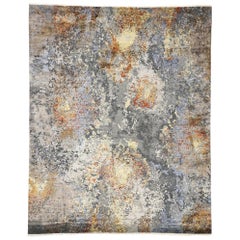 New Expressionist Contemporary Rug Inspired by Willem de Kooning 