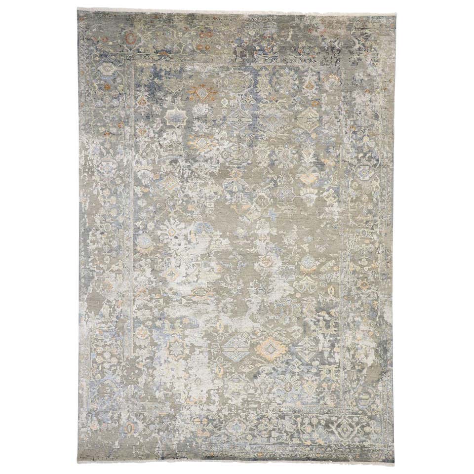 New Transitional Area Rug with Oushak Pattern and Modern Style For Sale ...