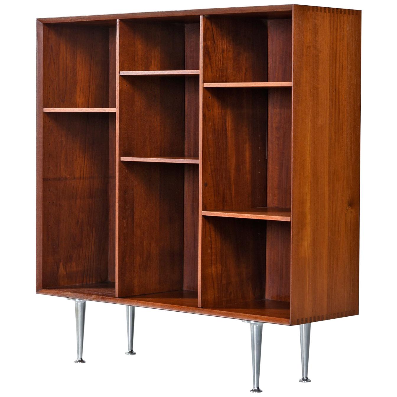 Peter Hvidt & Orla Molgaard-Nielsen for John Stuart Solid Teak Bookcase Cabinet