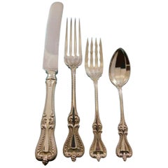 Antique Old Colonial by Towle Sterling Silver Flatware Set for 12 Service 144 Pcs Dinner