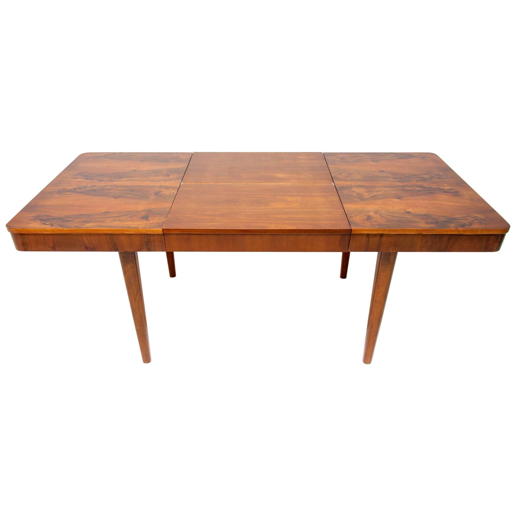 Mid century Adjustable Dining Table by Jindřich Halabala for UP Závody Brno