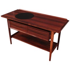Arne Vodder Rosewood Console Table for Sibast