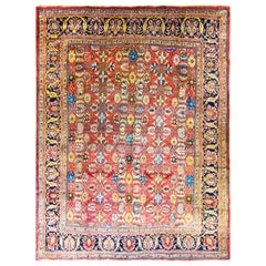 Antique Persian Bijar Halwai Carpet