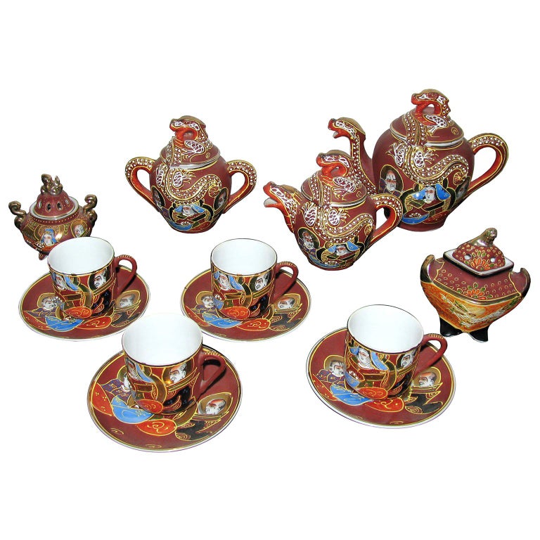 Japanese Porcelain Tea Set For Sale at 1stdibs
