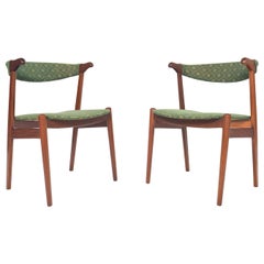 Pair of Danish Modern Teak Dining Chairs
