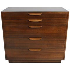 Harvey Probber Mahogany and Rosewood Chest of Drawers