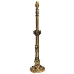 George IV Brass Table Lamp by Palmer & Co., circa 1825