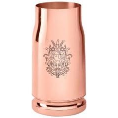 Ghidini 1961 Nowhere Bullet Vase in Copper-Plated Brass by Studio Job