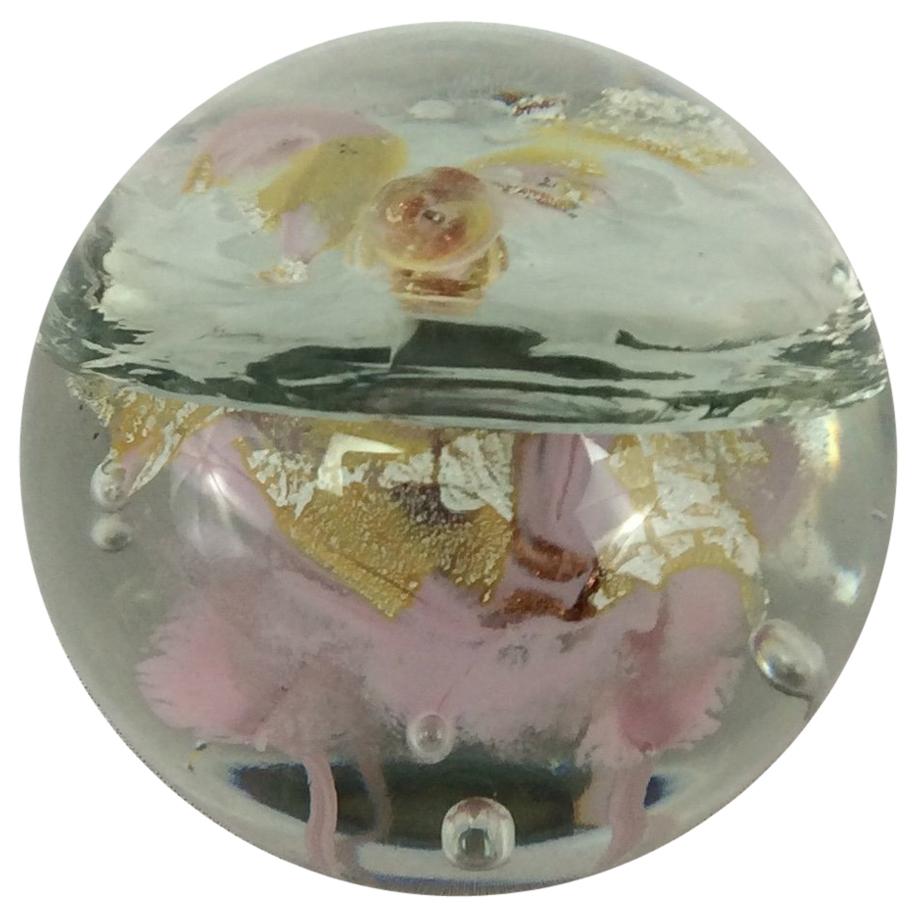 Murano Italian Art Glass Paperweight