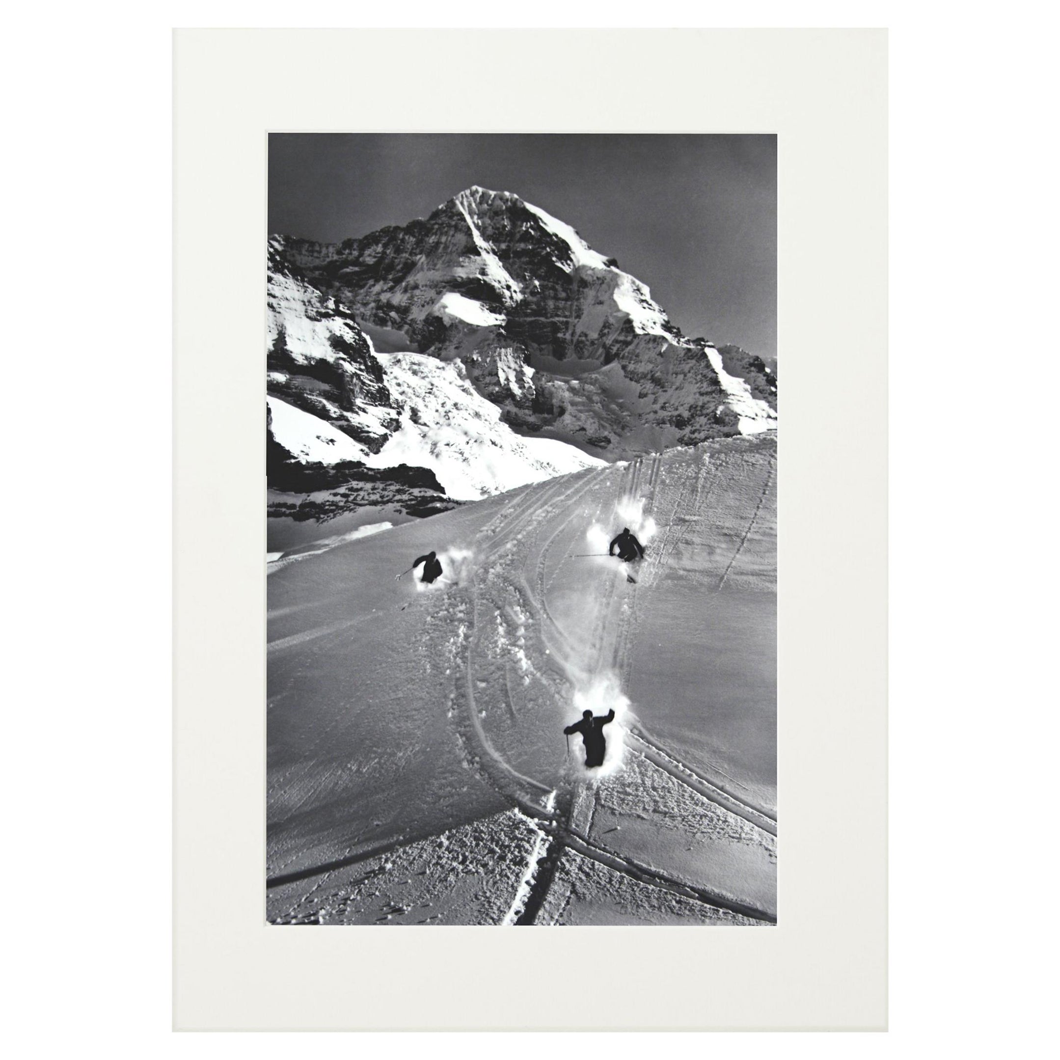 Alpine Ski Photograph, 'Scheidegg' Taken from Original 1930s Photograph