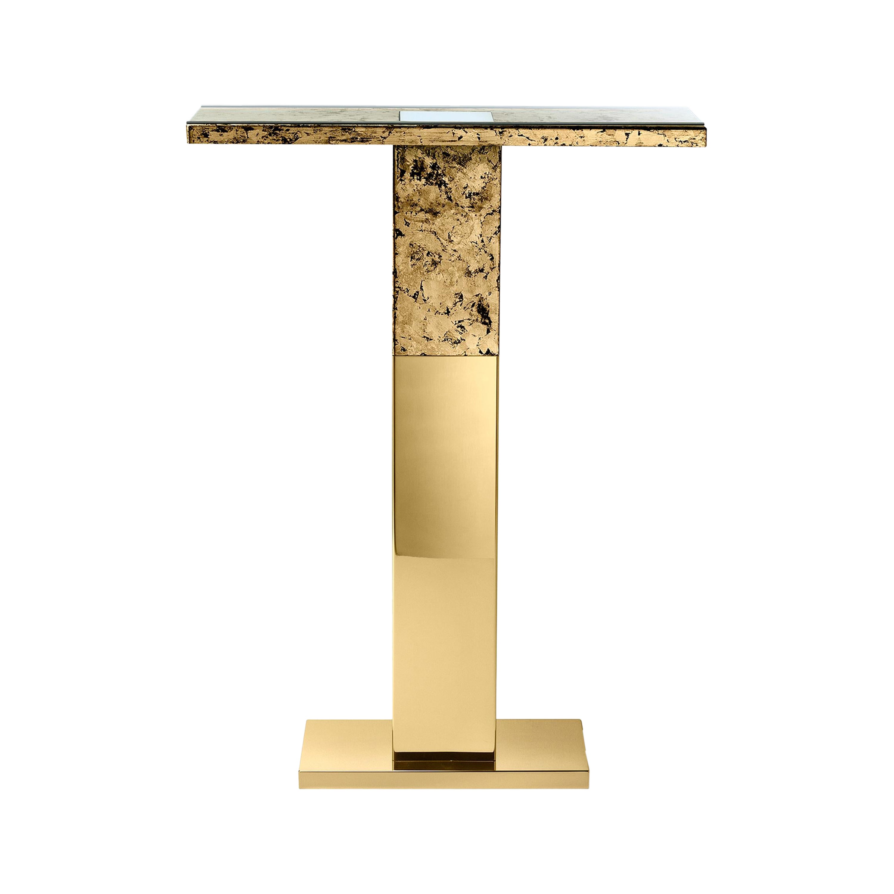 Ghidini, 1961, Table Console Porto en Acier Inoxydable par Andrea Branzi en vente