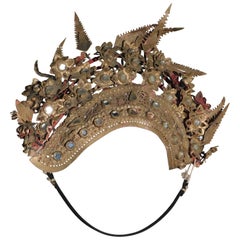 Antique Chinese Qing Dynasty Provincial Wedding Tiara