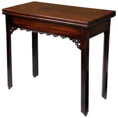 Irish George III Chippendale Period Mahogany Tea Table, circa 1760