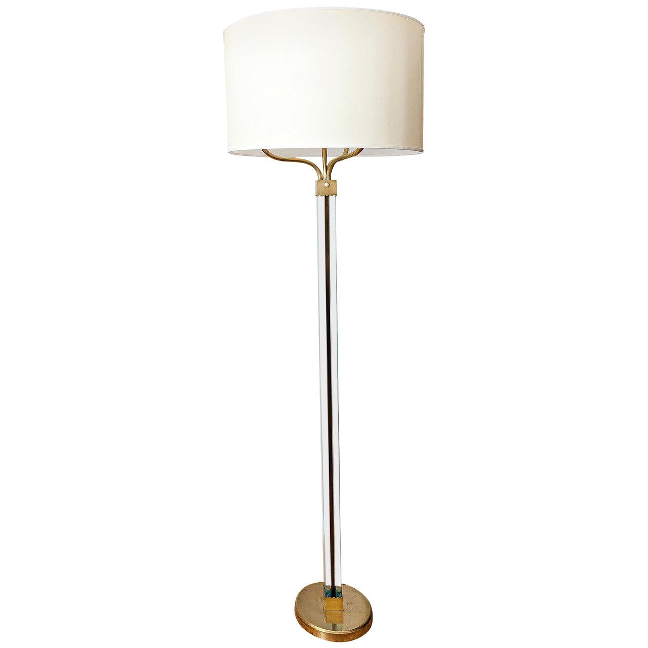 Floor Lamp by Luigi Brusotti, Italy, circa 1949 For Sale
