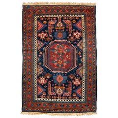 Tapis Shirvan caucasien ancien, vers 1880 3'10 x 5'9