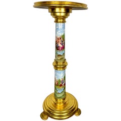 19th Century Sevres Style Porcelain Pedestal