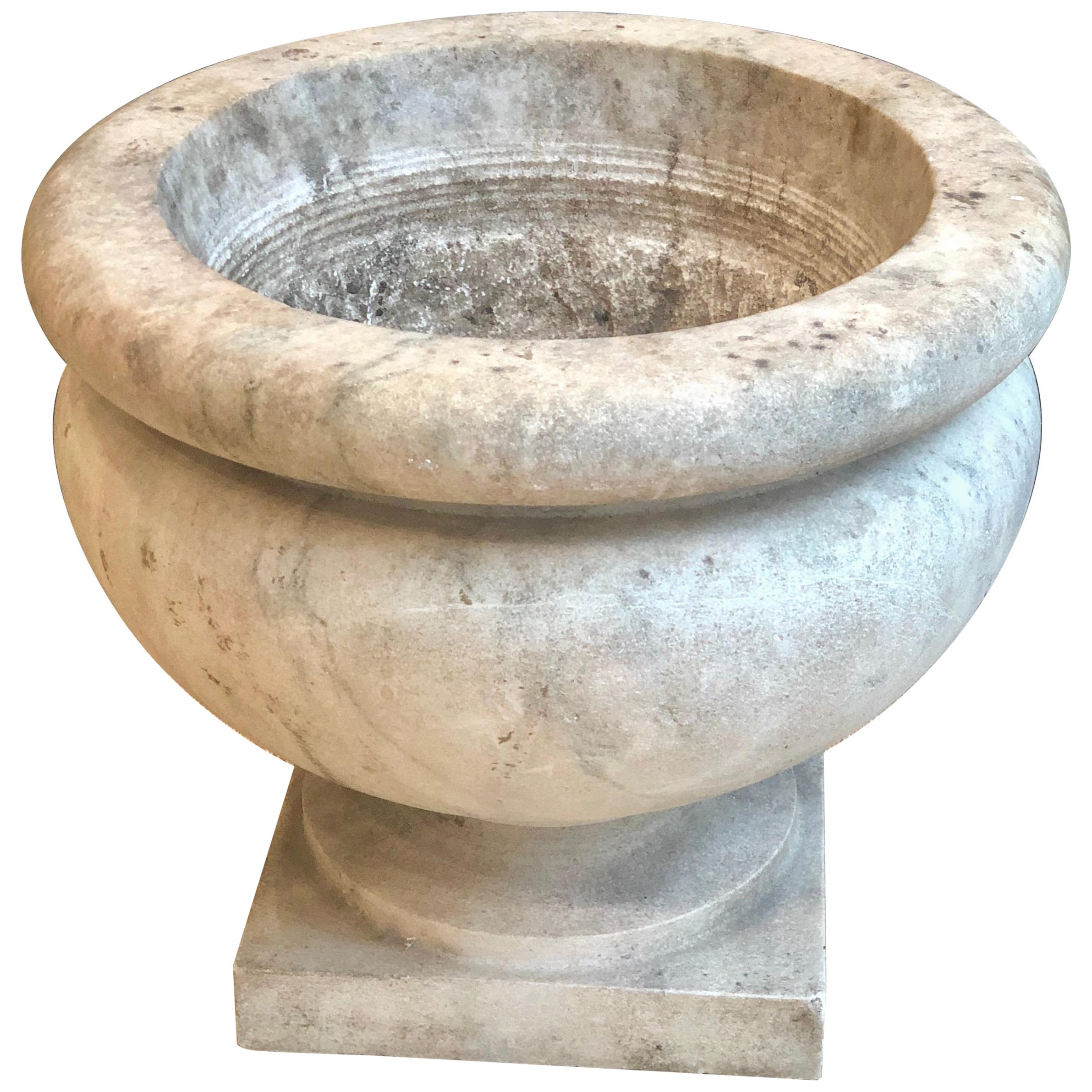 19th Century Marble Planter Pot For Sale