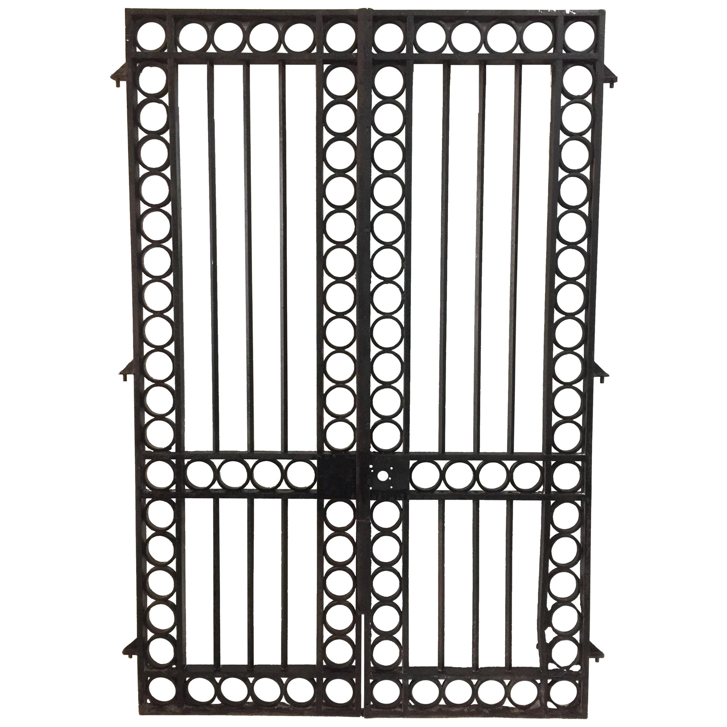 Important 19th Century French Iron Entrance Gates