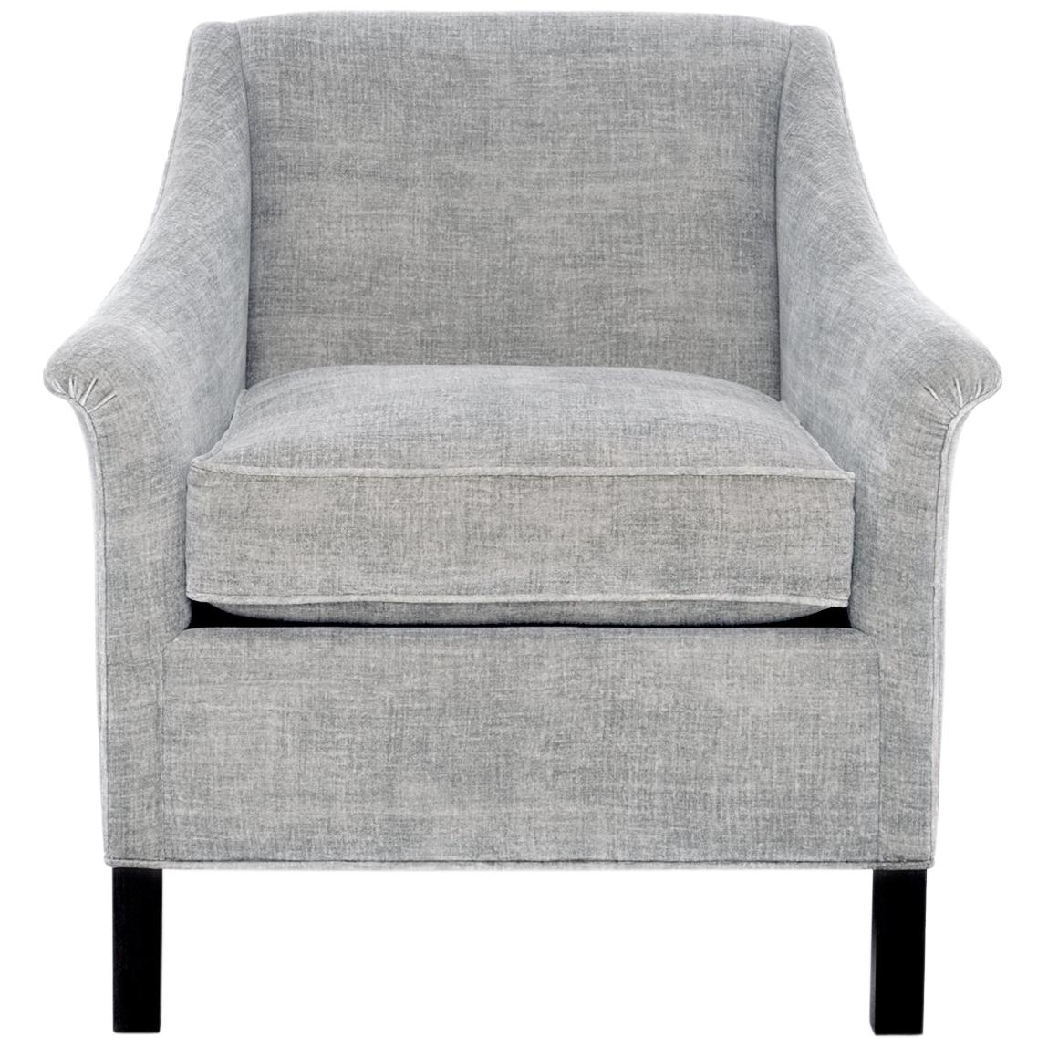 Isabelle Upholstered Chair in Wool, Vica designed by Annabelle Selldorf