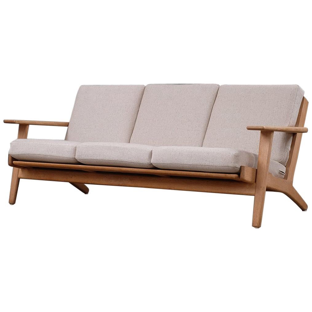 Hans Wegner 3-Seat Oak Sofa