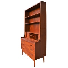 Danish Modern Teak Secretary/Dresser by Johannes Sorth for Bornholm Mobelfabrik