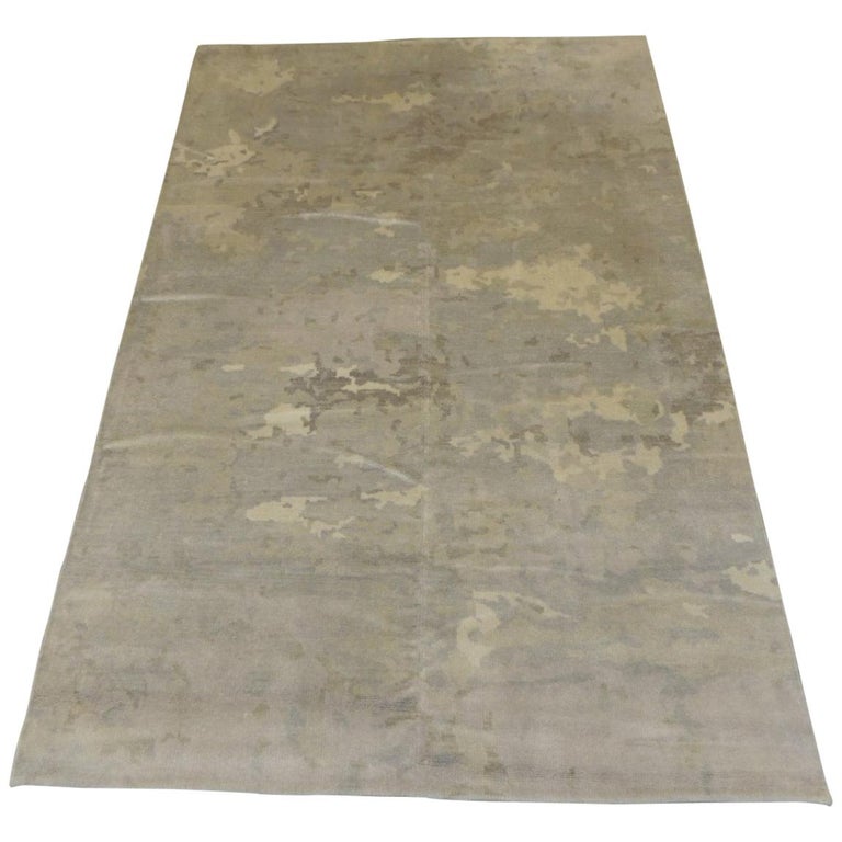 Room and Board Wool Camouflage Pattern Area Rug For Sale at 1stdibs