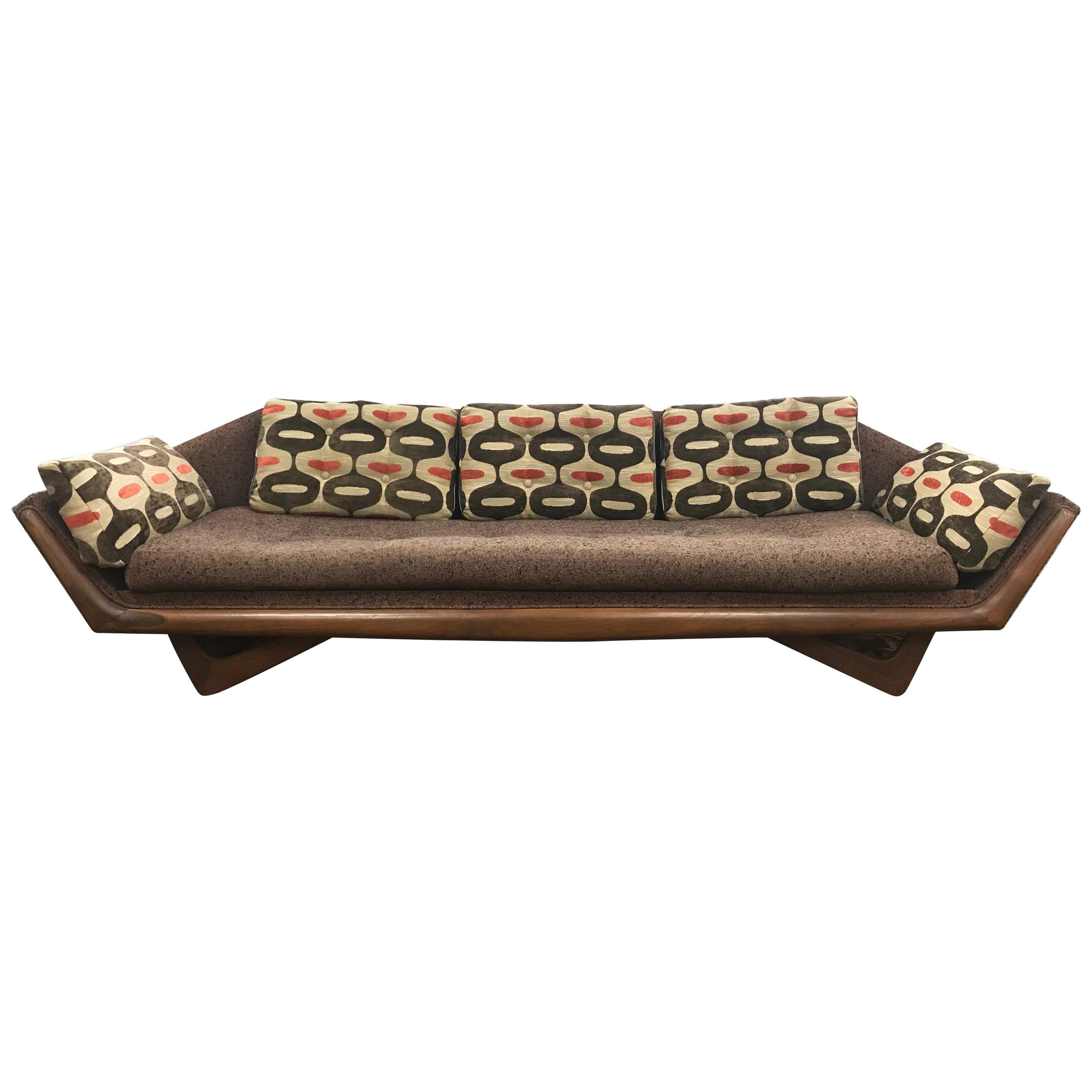 Craft Associates Adrian Pearsall Designed Famed Extra Large Gondola Sofa