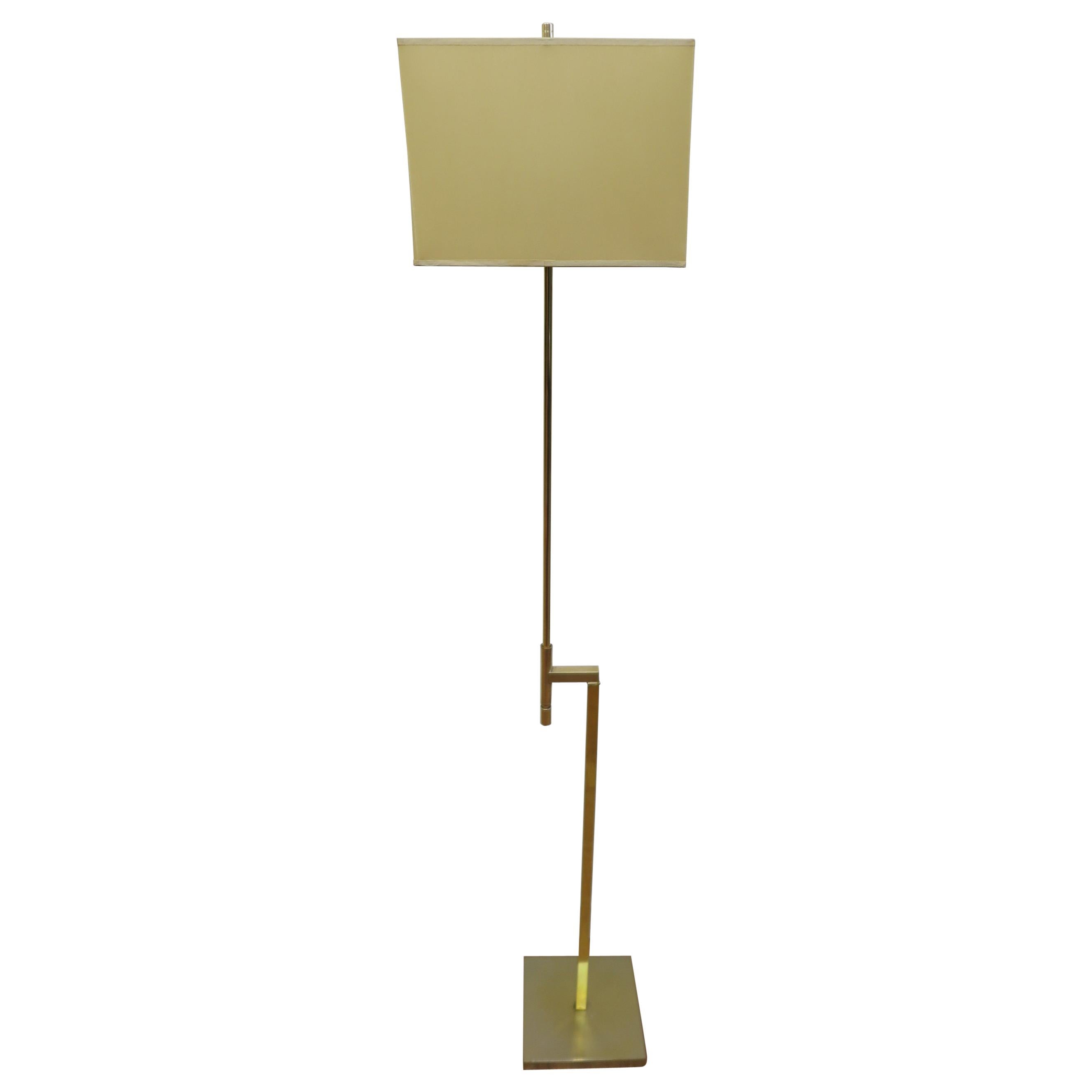 Laurel Brass Floor Lamp