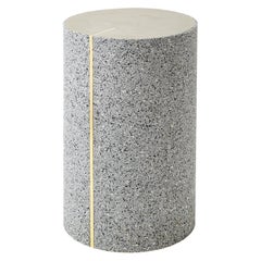 Rubber Cylinder in Gris Side Table, 1stdibs New York