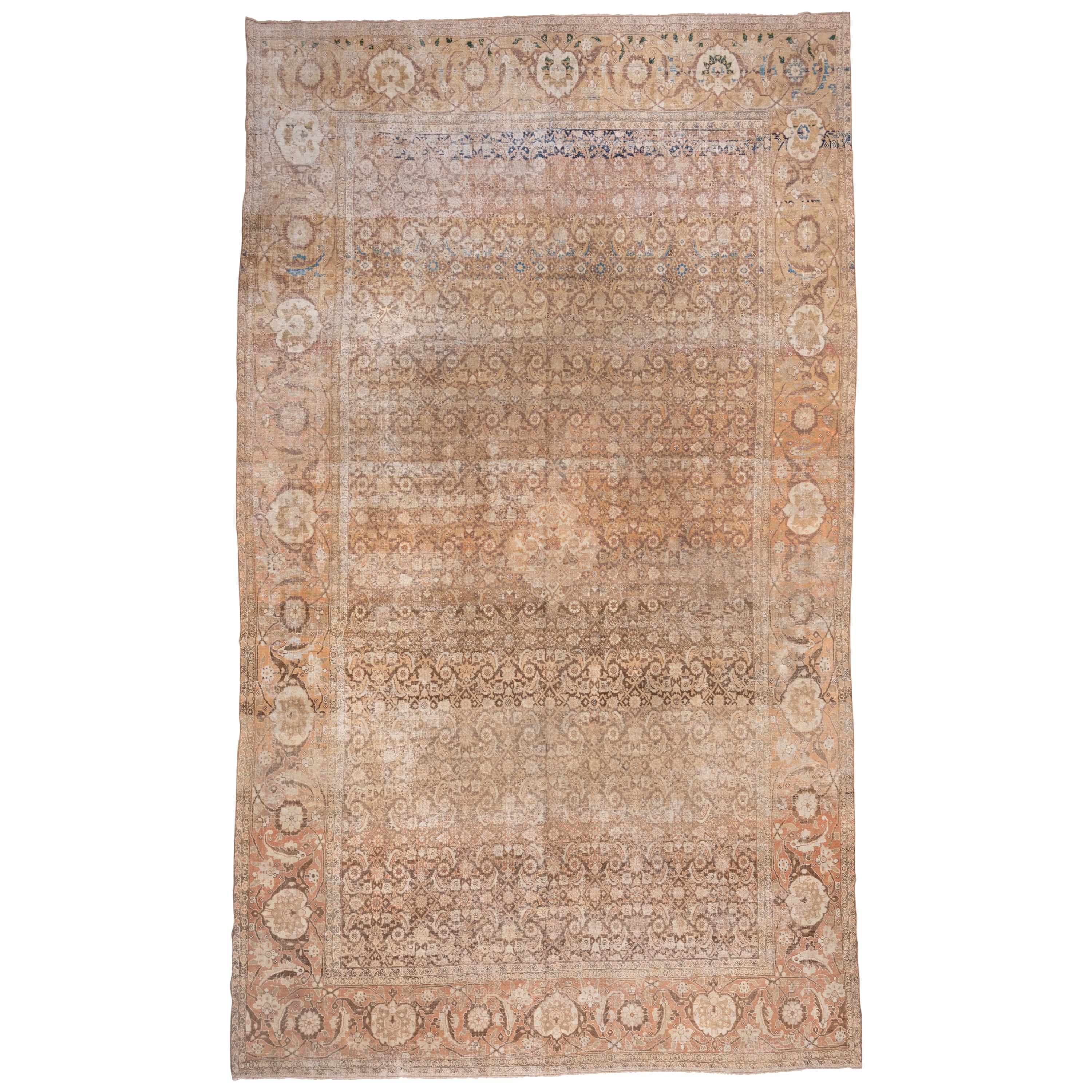 Antique Large Persian Tabriz Carpet, circa 1920s For Sale