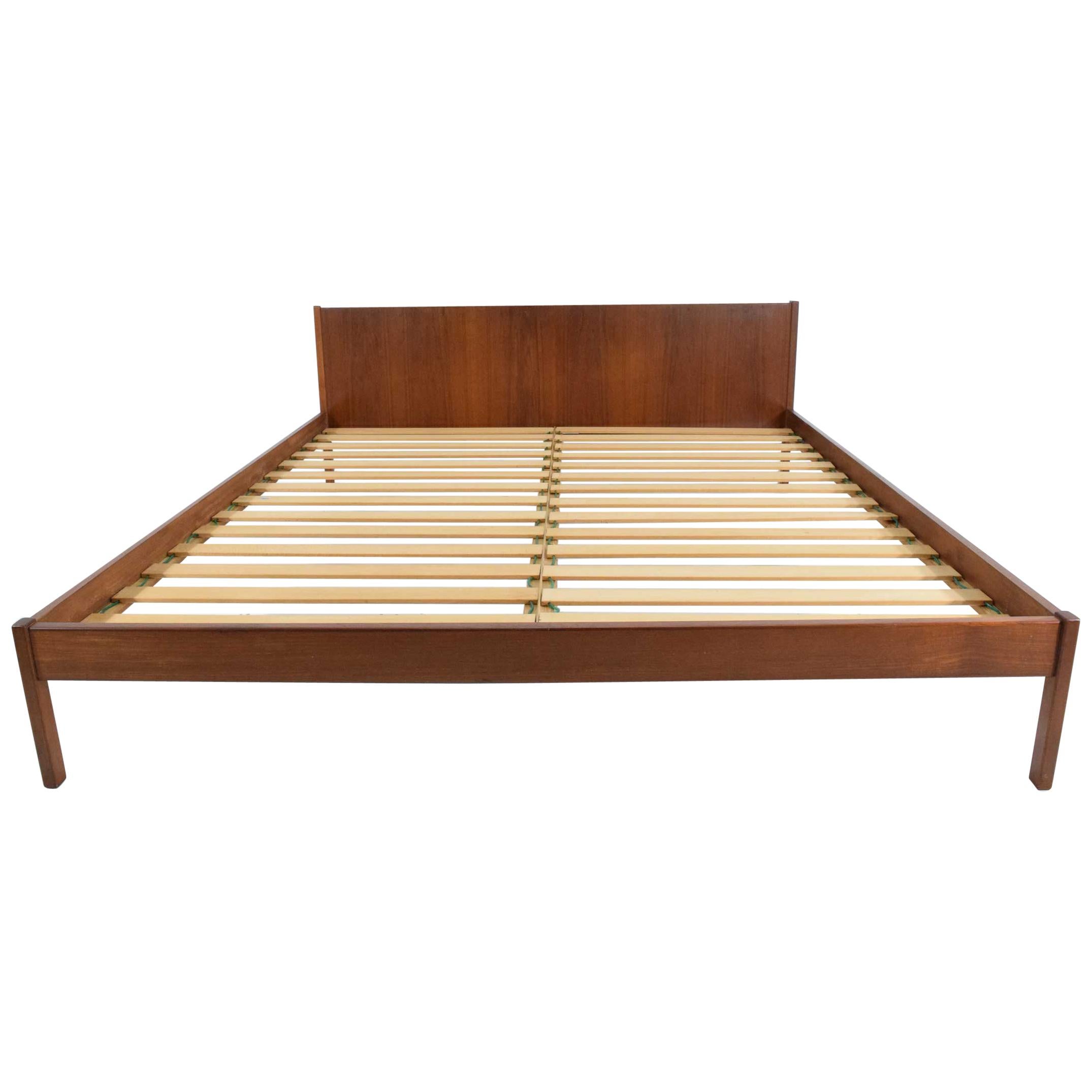 Danish Teak Queen Bed Frame