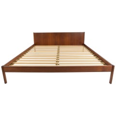 Danish Teak Queen Bed Frame