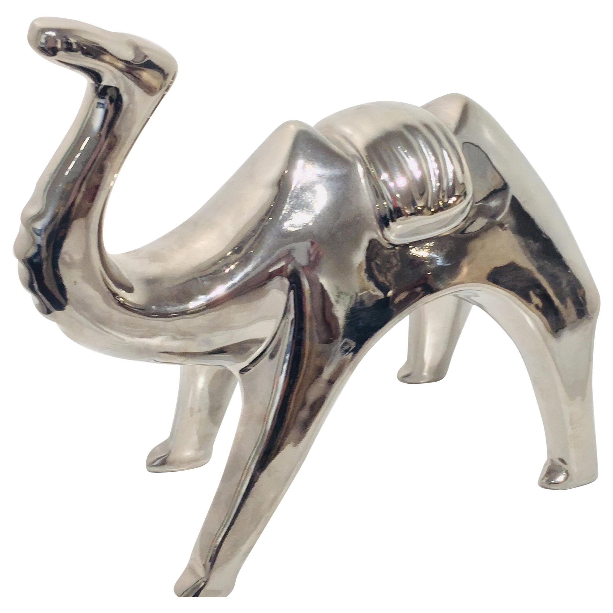 Ceramic Camel with Mirror Finish For Sale
