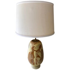 Vicke Lindstrand Ceramic Lamp for Upsala Ekeby
