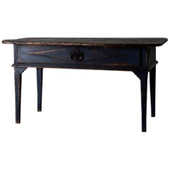 Table Swedish Black Blue, 19th Century, Sweden