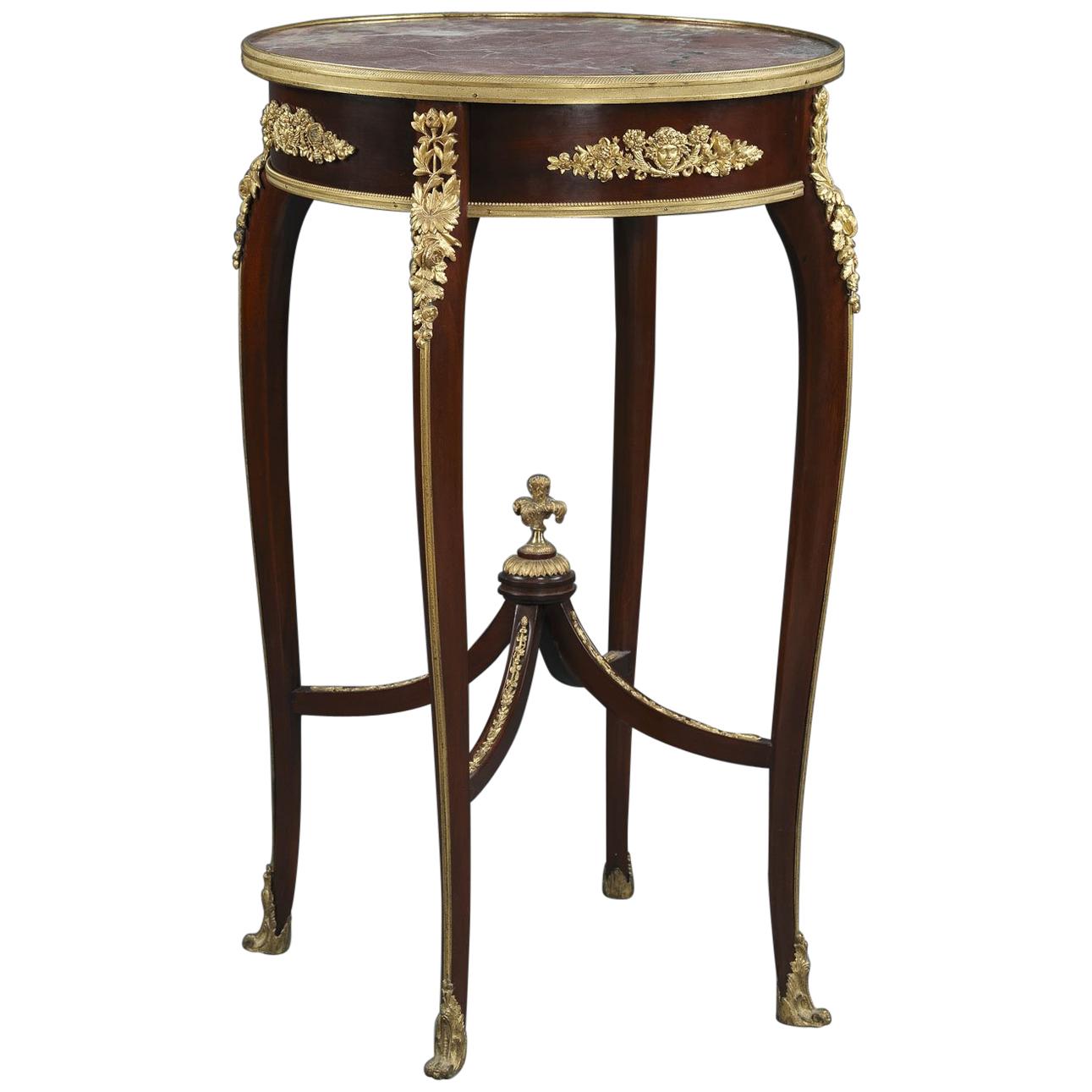 Table Ambulante de style Louis XV attribuée à François Linke, circa 1880