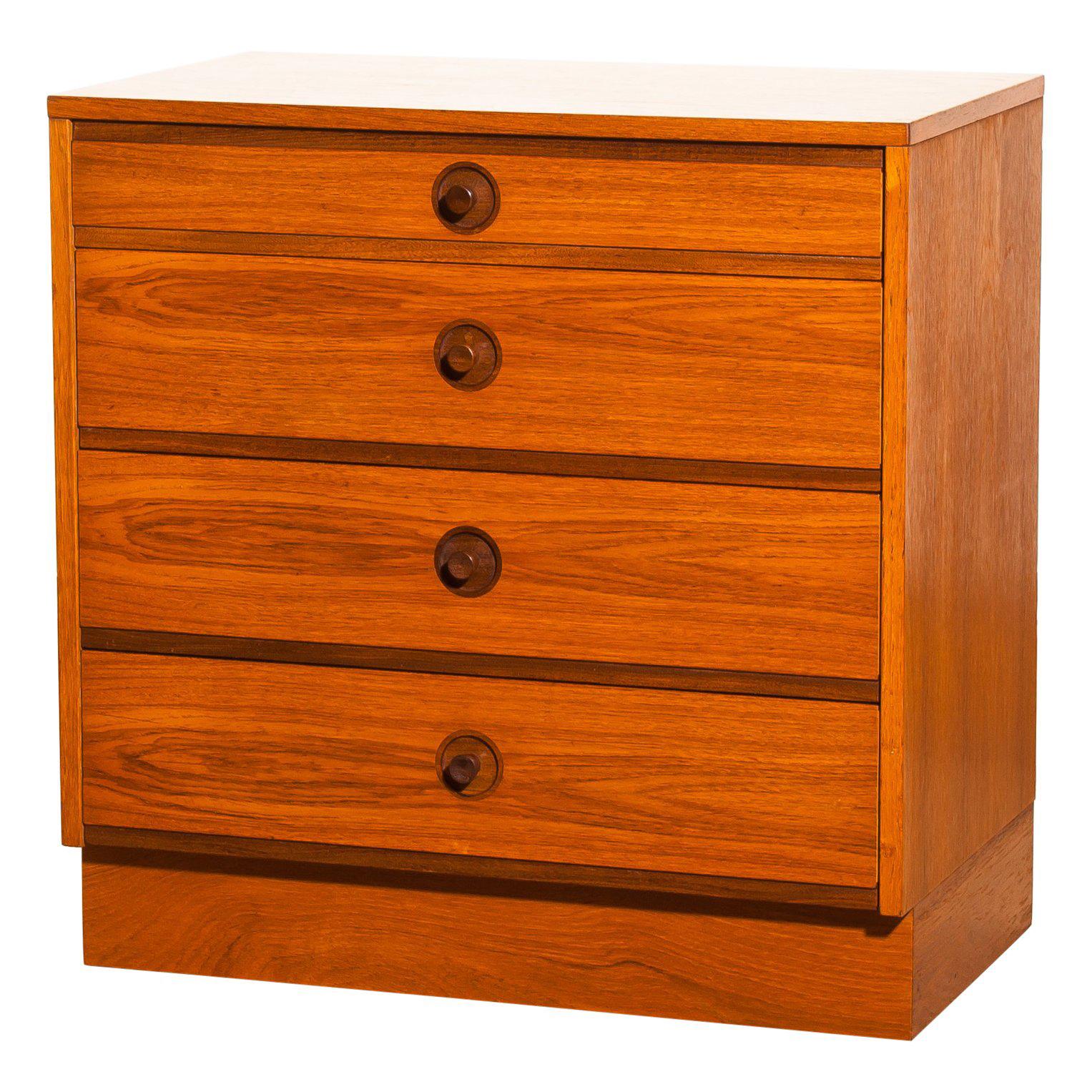 1950s, Teak Chest of Drawers by Børge Mogensen