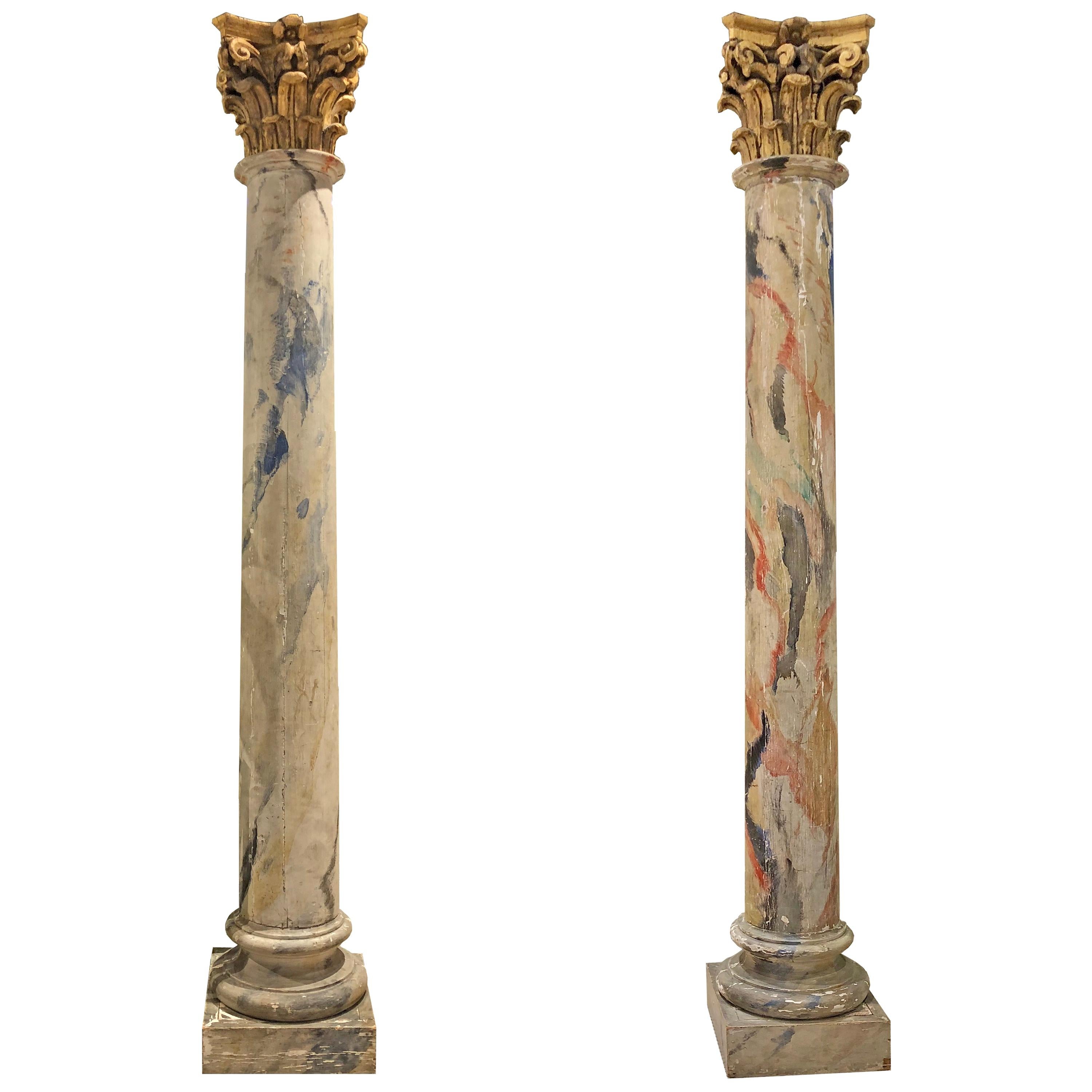 18th Century Venetian Columns im Angebot
