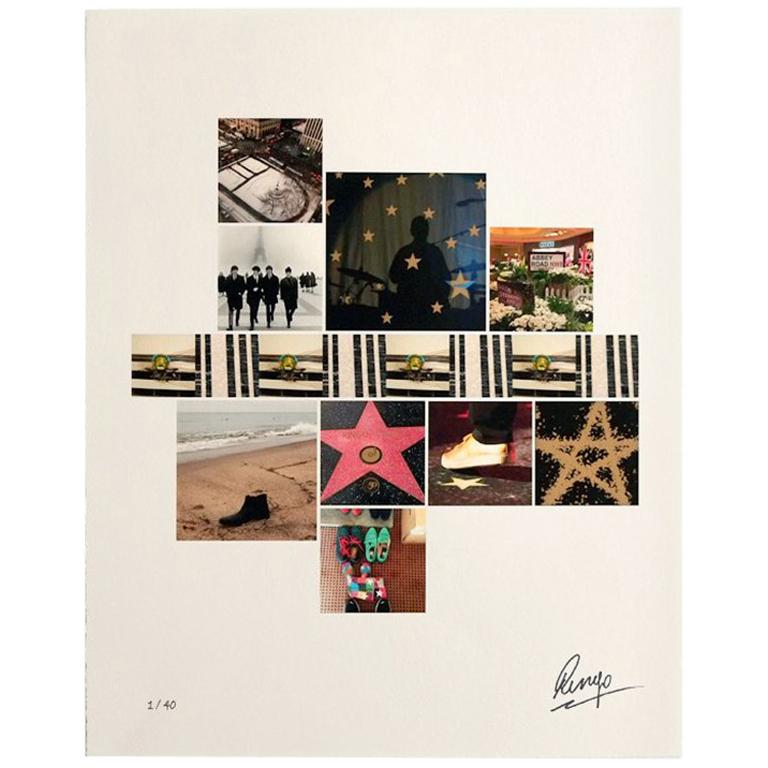 "Beatle Boot" Signed Limited Edition Unframed Print by Ringo Starr For Sale