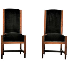 Pair of Swedish Art Deco Chairs, Sweden, 1930s