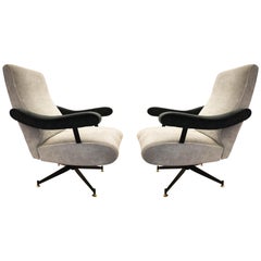 Reclining Swivel Lounge Chairs by Formanova