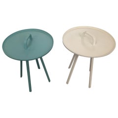 Montis Turquoise and White Tor Side Table